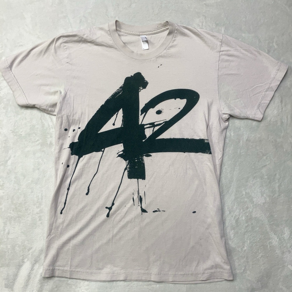 2008 Coldplay Viva La Vida 42 Song Shirt Mens M Faded Worn American Apparel USA